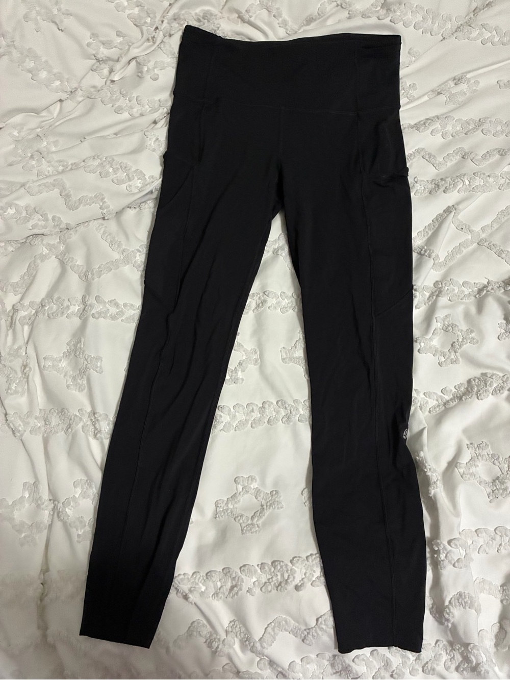 lululemon athletica Black High-Rise Leggings with Side Pockets